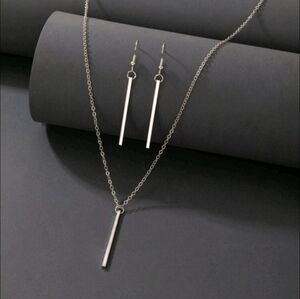 3 Pcs Geometric Pendant Jewelry Set